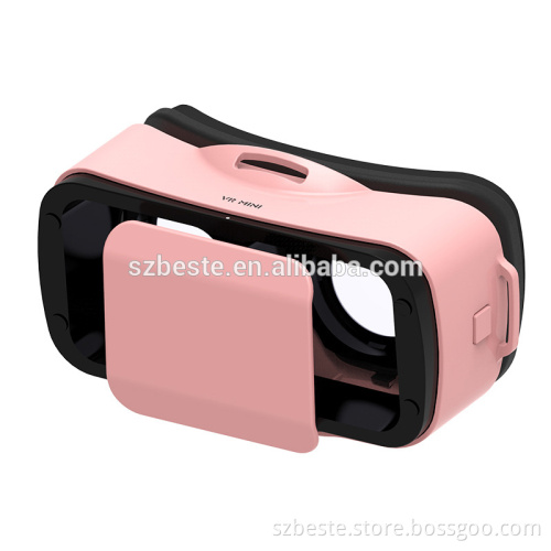 2017 bulk cheap virtual headset vr 3d box glasses, vr box with remote